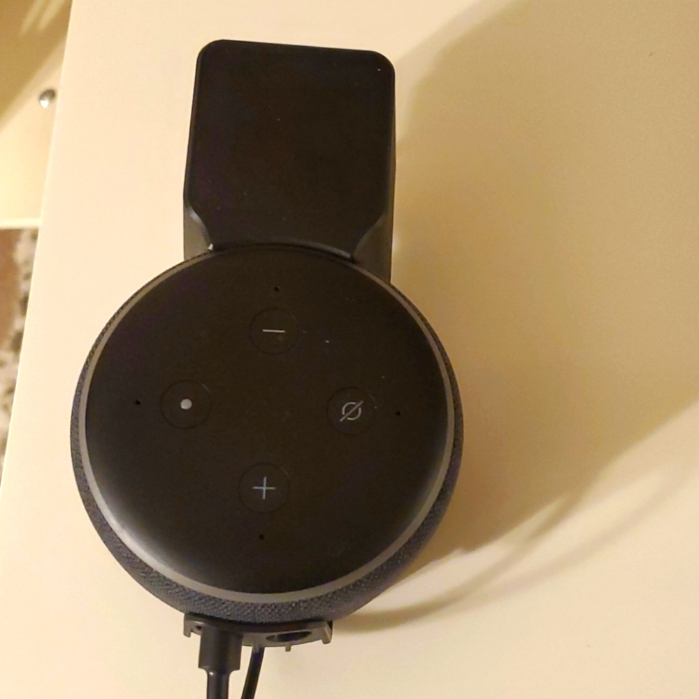 Amazon Echo Dot (3rd Gen) with wall mount holder